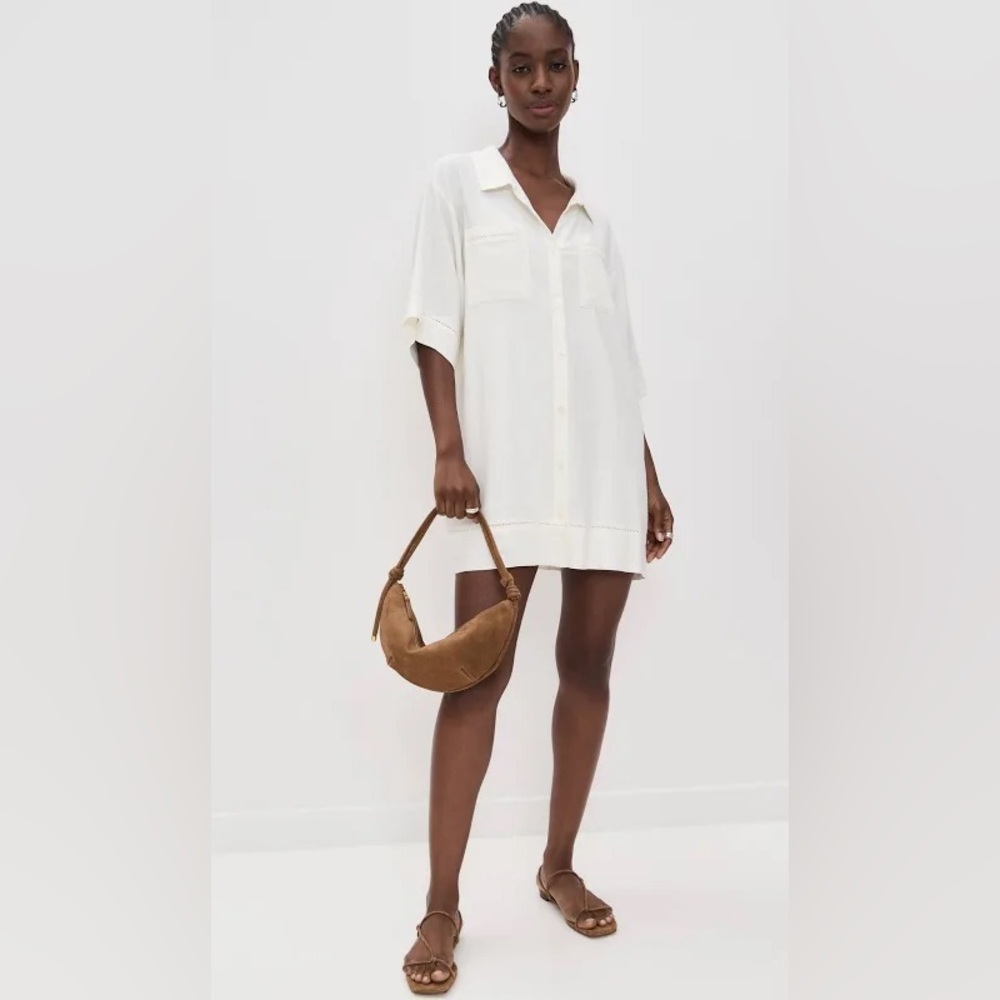 NWT Z SUPPLY condesa mini dress in white